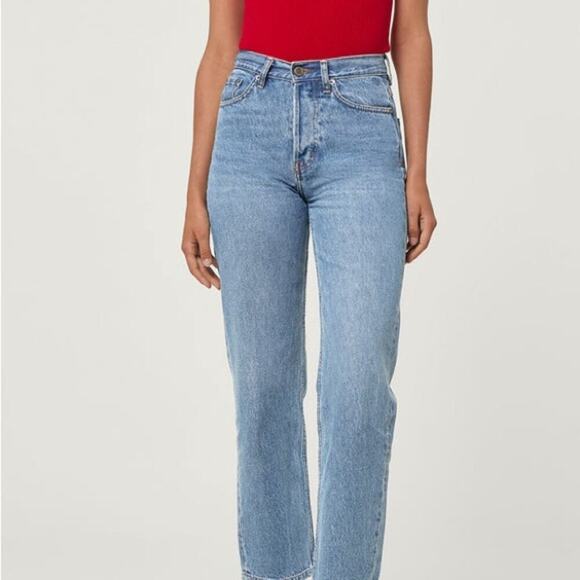 ROUJE Marais Jeans High Rise
Straight Leg Raw Hem - Size 28/6 - Picture 14 of 14